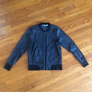 Athleta crew neck jacket womens small